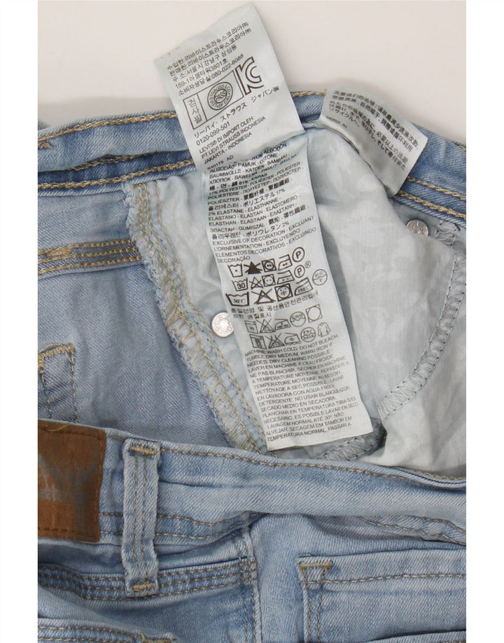 Jeans Levi's 529 Curvy Bootcut da donna W32 L32 in cotone blu
