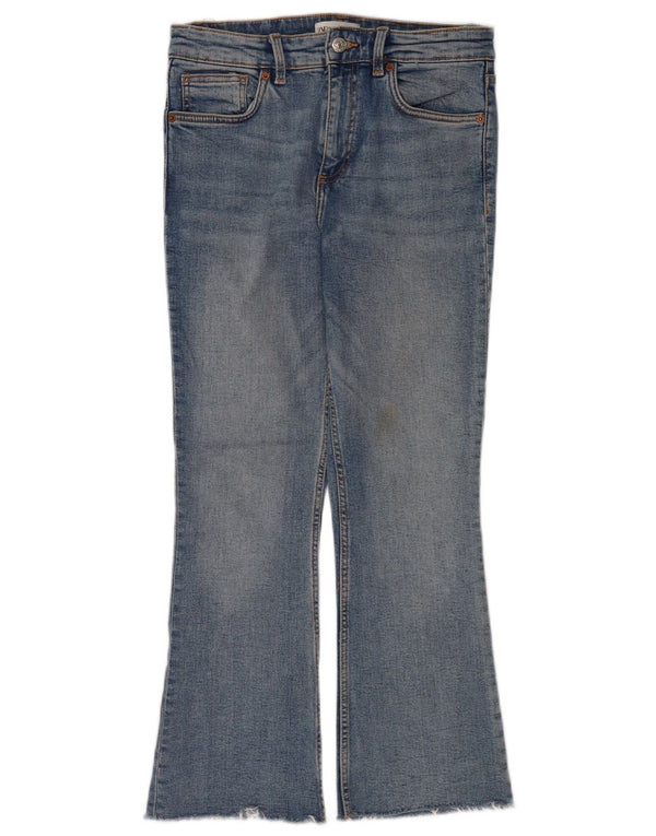 Jeans corti svasati da donna Zara EU 40 medi W30 L25 blu
