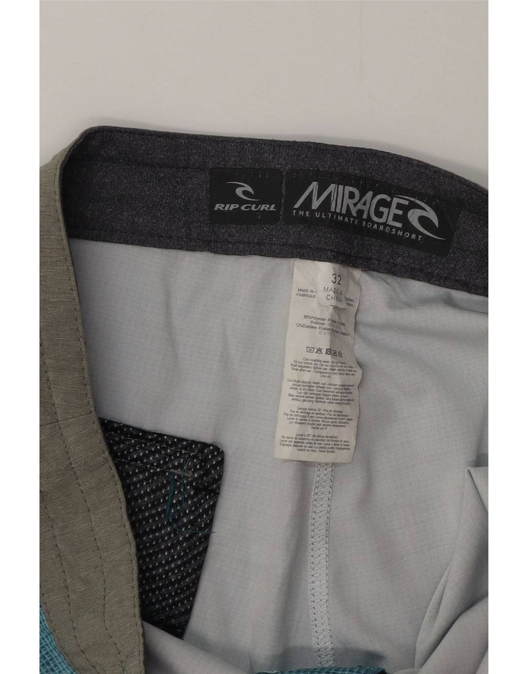 Pantaloncini da bagno Rip Curl Mirage da uomo, grandi, in poliestere blu