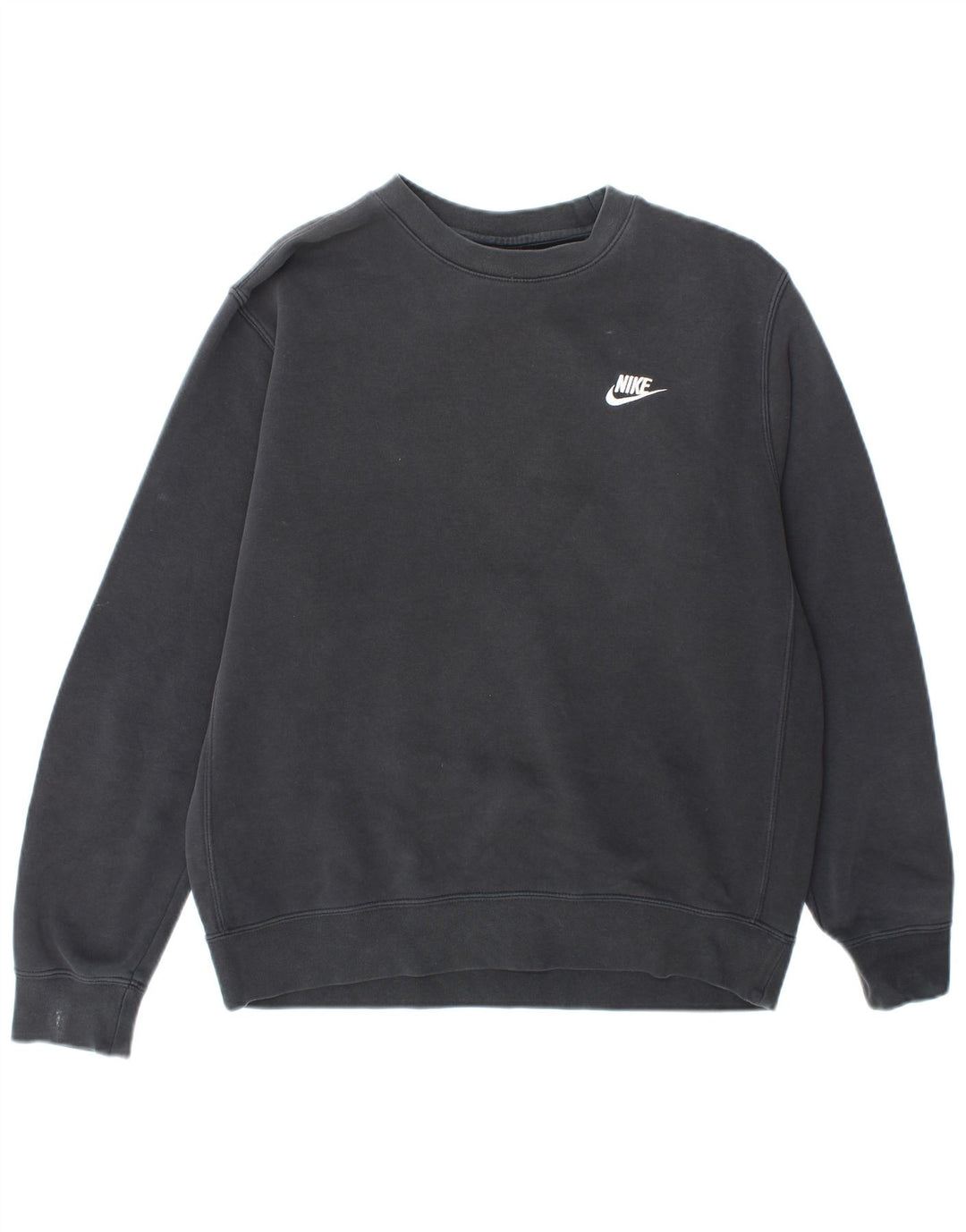 Felpa Nike Uomo Maglione Cotone Grigio Medio