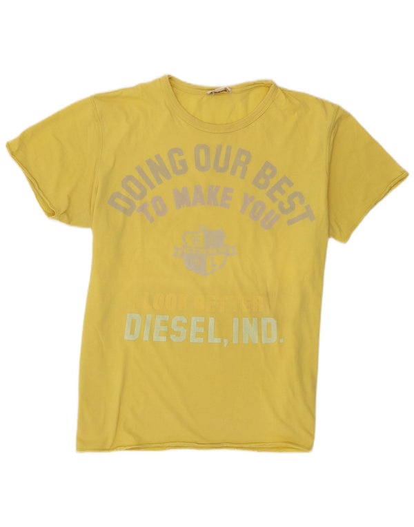 T-shirt grafica da uomo Diesel Top XL gialla