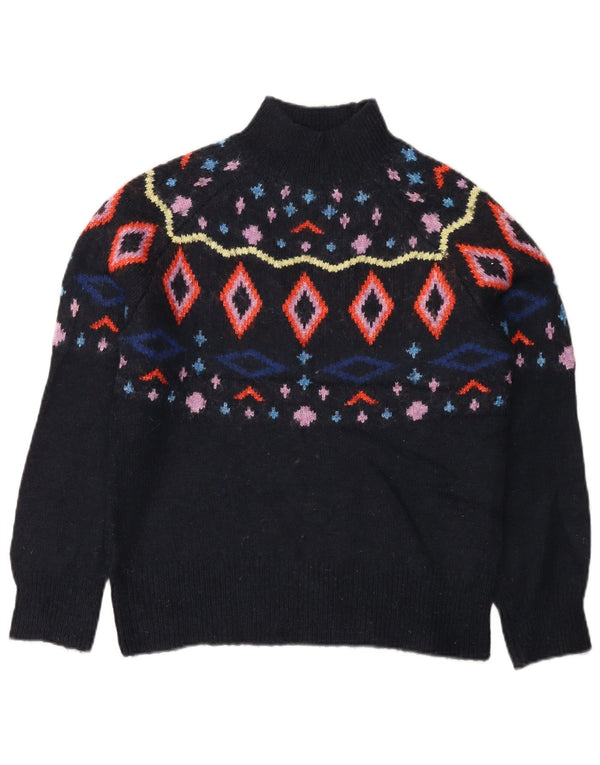 Maglione maglione a collo alto da donna Marks & Spencer UK 6 XS Blu navy