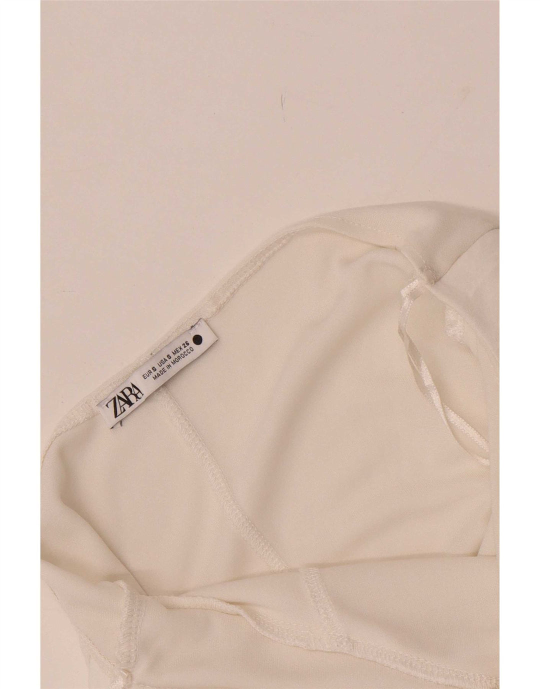 Body senza maniche da donna Zara UK 8 Small bianco