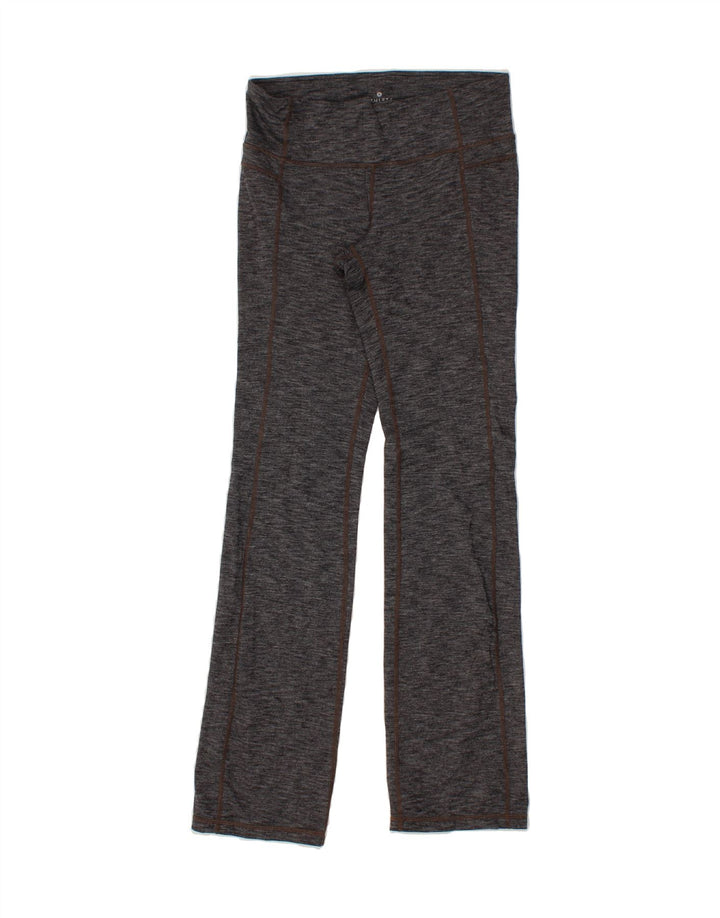ATHLETA Womens Leggings UK 14 Medium  Grey Flecked Nylon Vintage Athleta and Second-Hand Athleta from Messina Hembry 