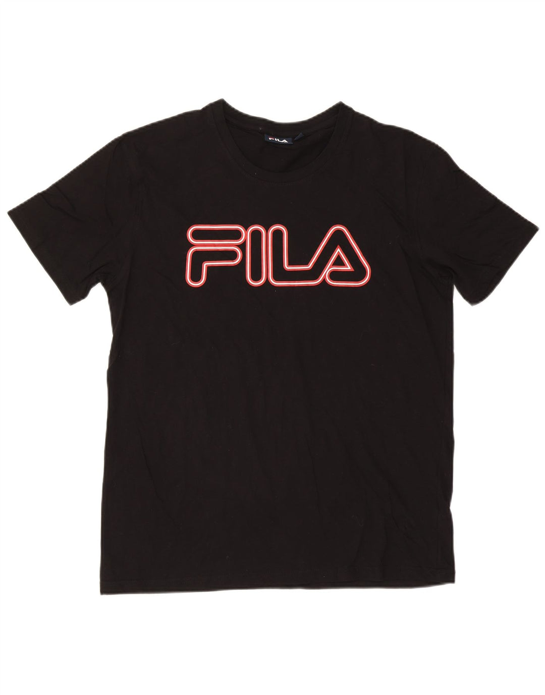 Maglietta grafica da uomo Fila Top XL Nera