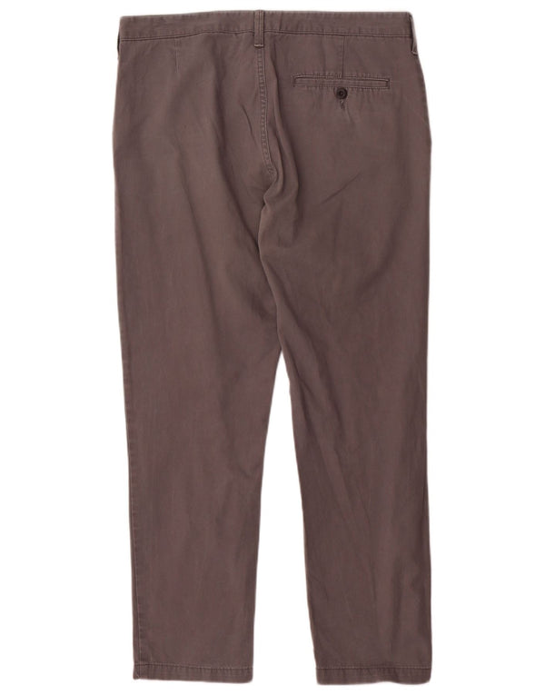 Pantaloni chino affusolati da uomo Marks & Spencer W34 L29 cotone grigio