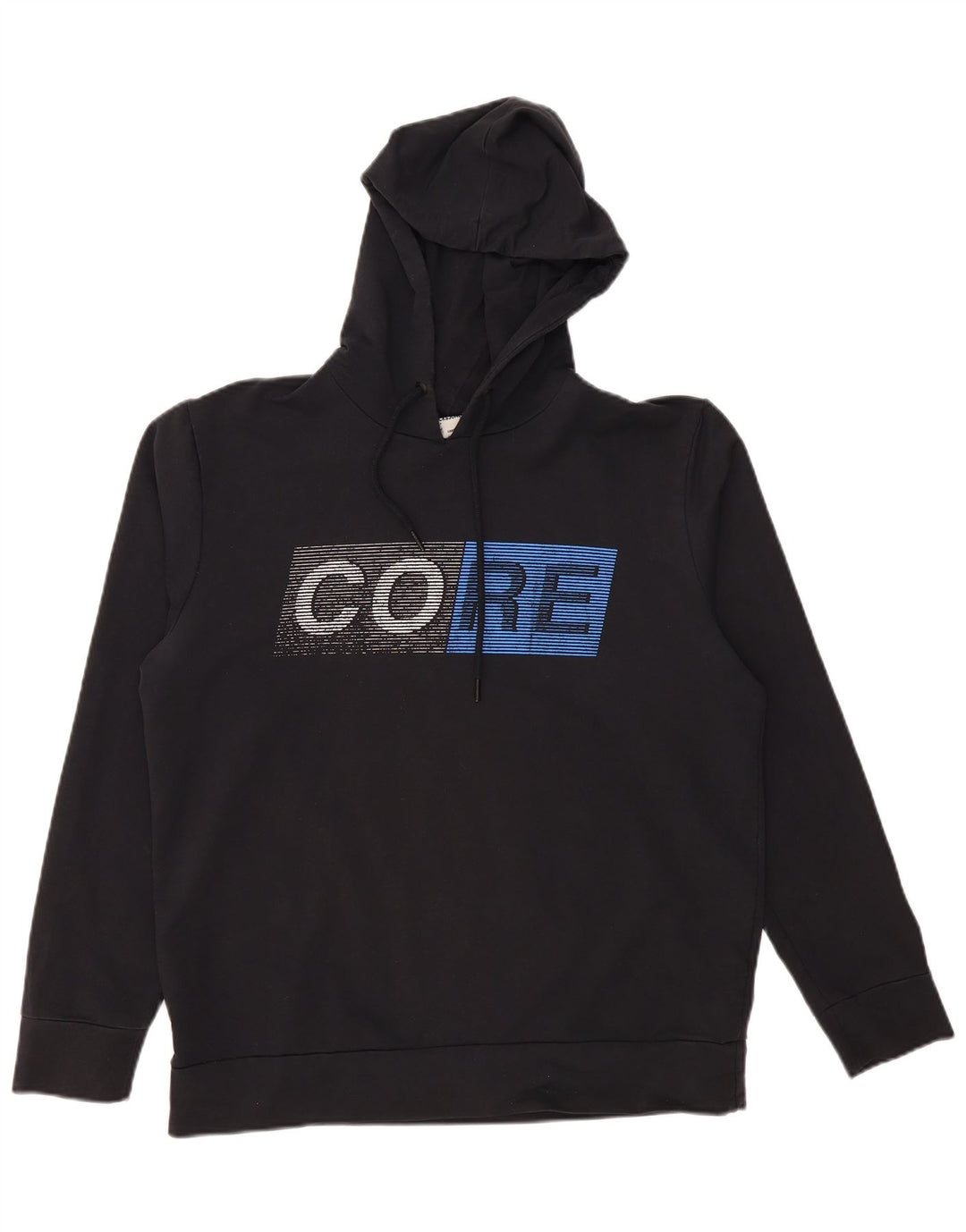 JACK & JONES Felpa con cappuccio grafica da uomo XL in cotone nero