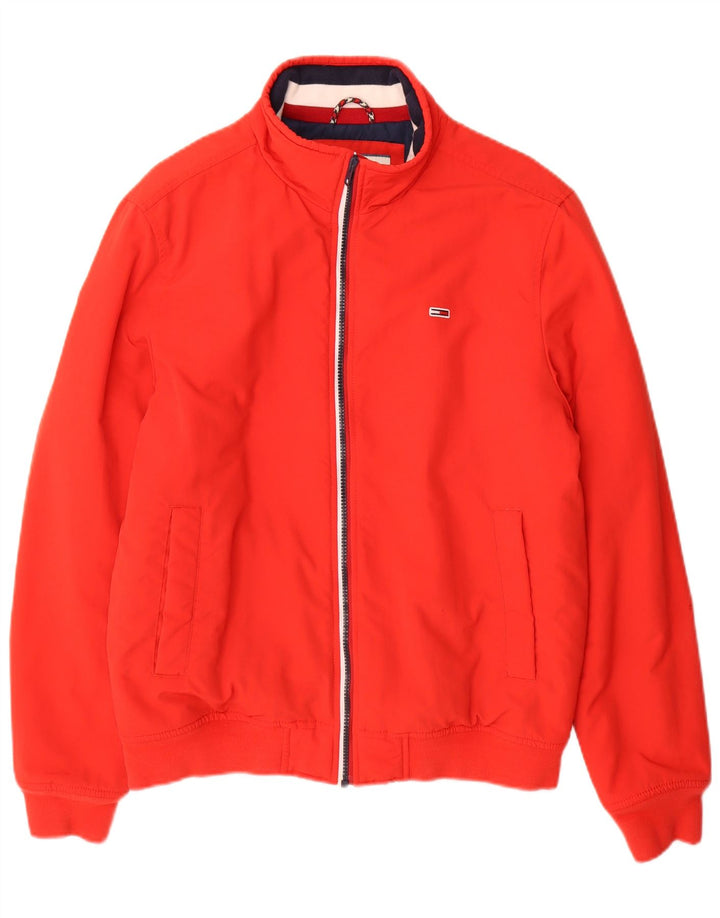 Giubbotto bomber da uomo Tommy Hilfiger UK 36 Small Rosso Poliammide