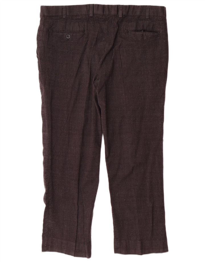 MARKS & SPENCER Pantaloni corti dritti autografi da uomo W40 L26 neri