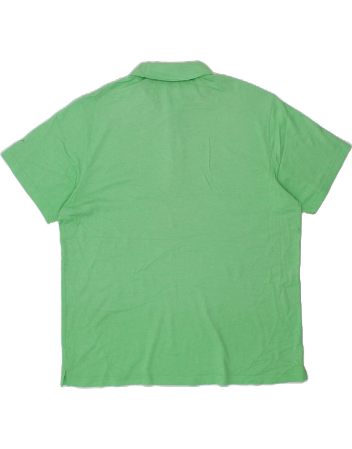 PUMA Mens Polo Shirt XL Green Vintage Puma and Second-Hand Puma from Messina Hembry 