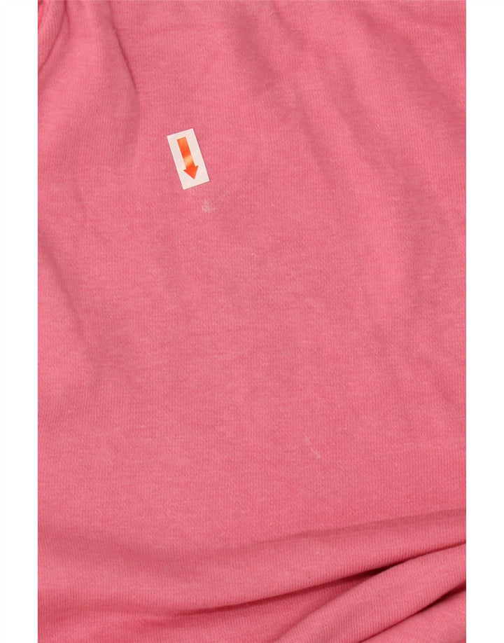 MARKS & SPENCER Pantaloni da tuta da donna Joggers UK 16 Large Rosa Cotone