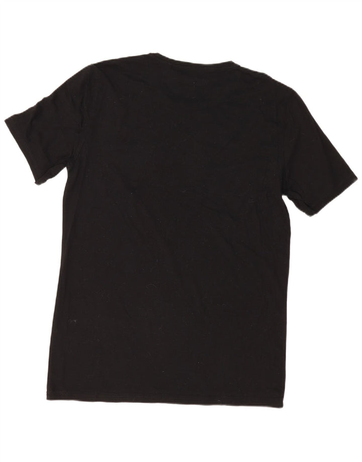 MUSTANG Mens T-Shirt Top Medium Black Cotton