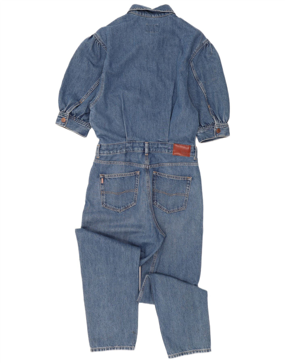 PEPE Jeans Tuta in denim da donna UK 12 Cotone blu medio