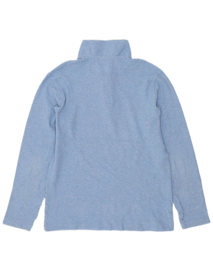Felpa da donna con collo con zip IZOD, maglione UK 14, blu medio