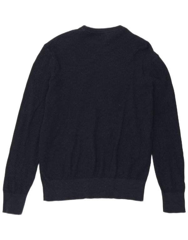 Maglione maglione girocollo da uomo Zara piccolo blu navy