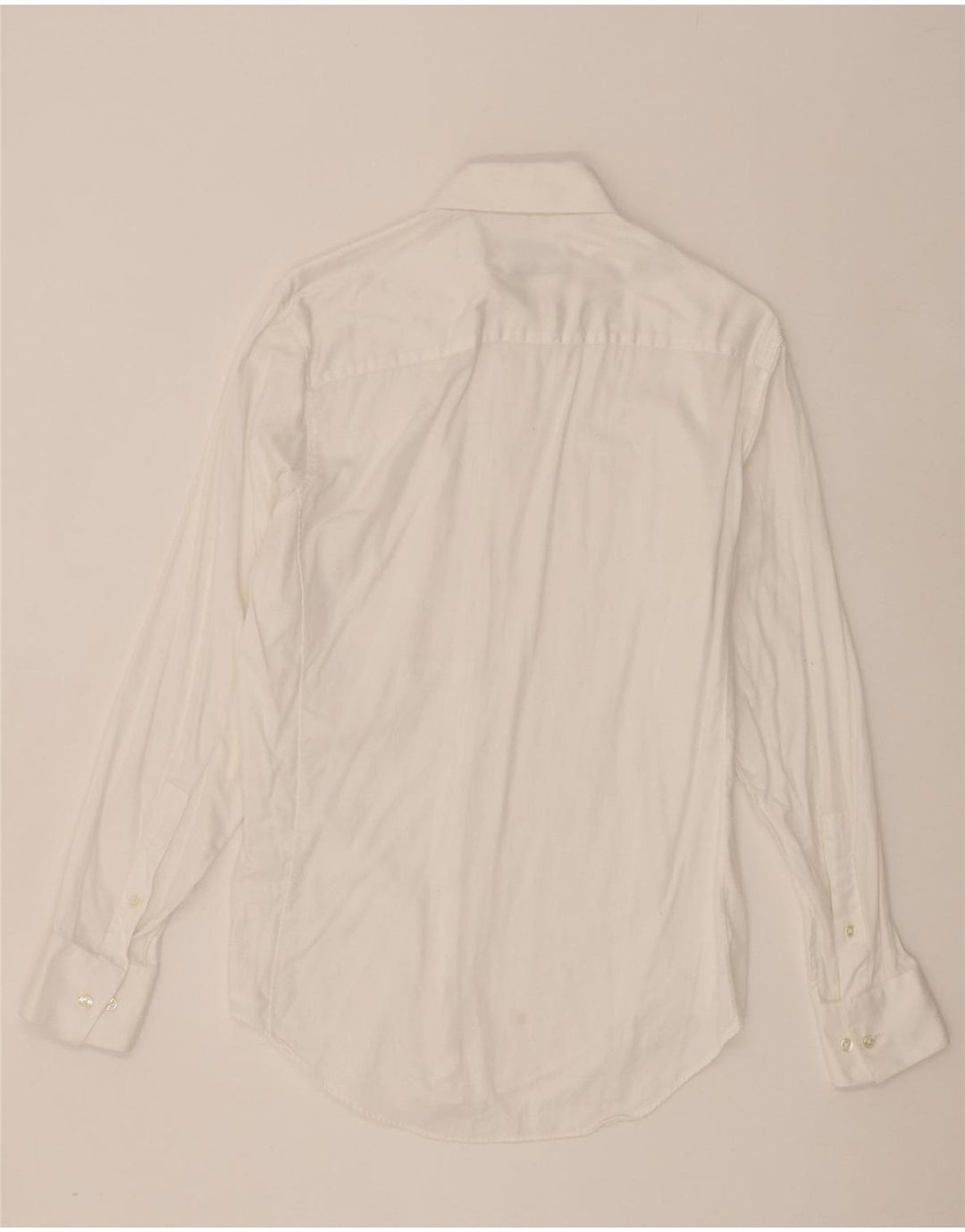 Camicia slim fit da uomo Calvin Klein taglia 15 cotone bianco medio
