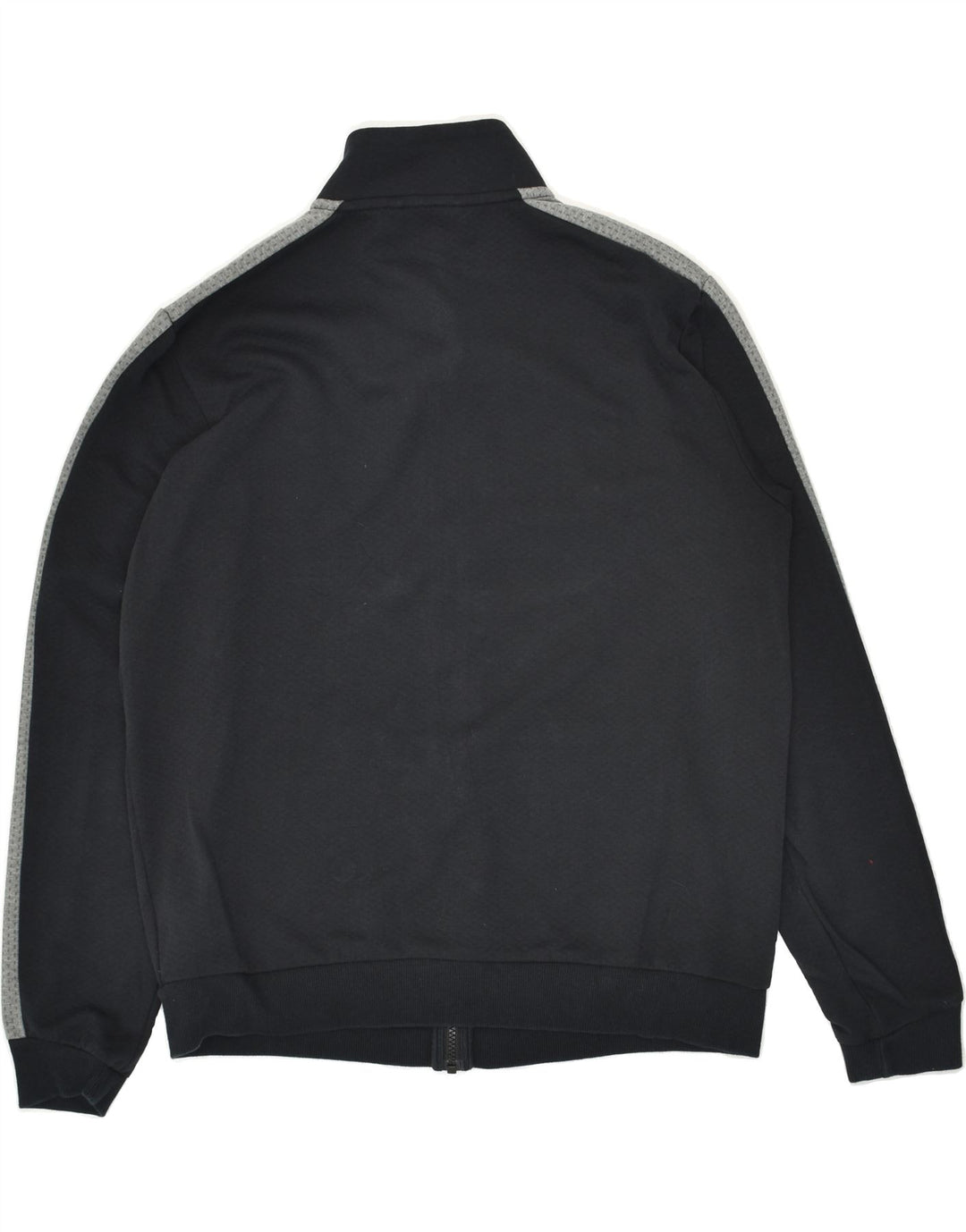 Giacca da ginnastica grafica PUMA da uomo, grande, in cotone color block nero