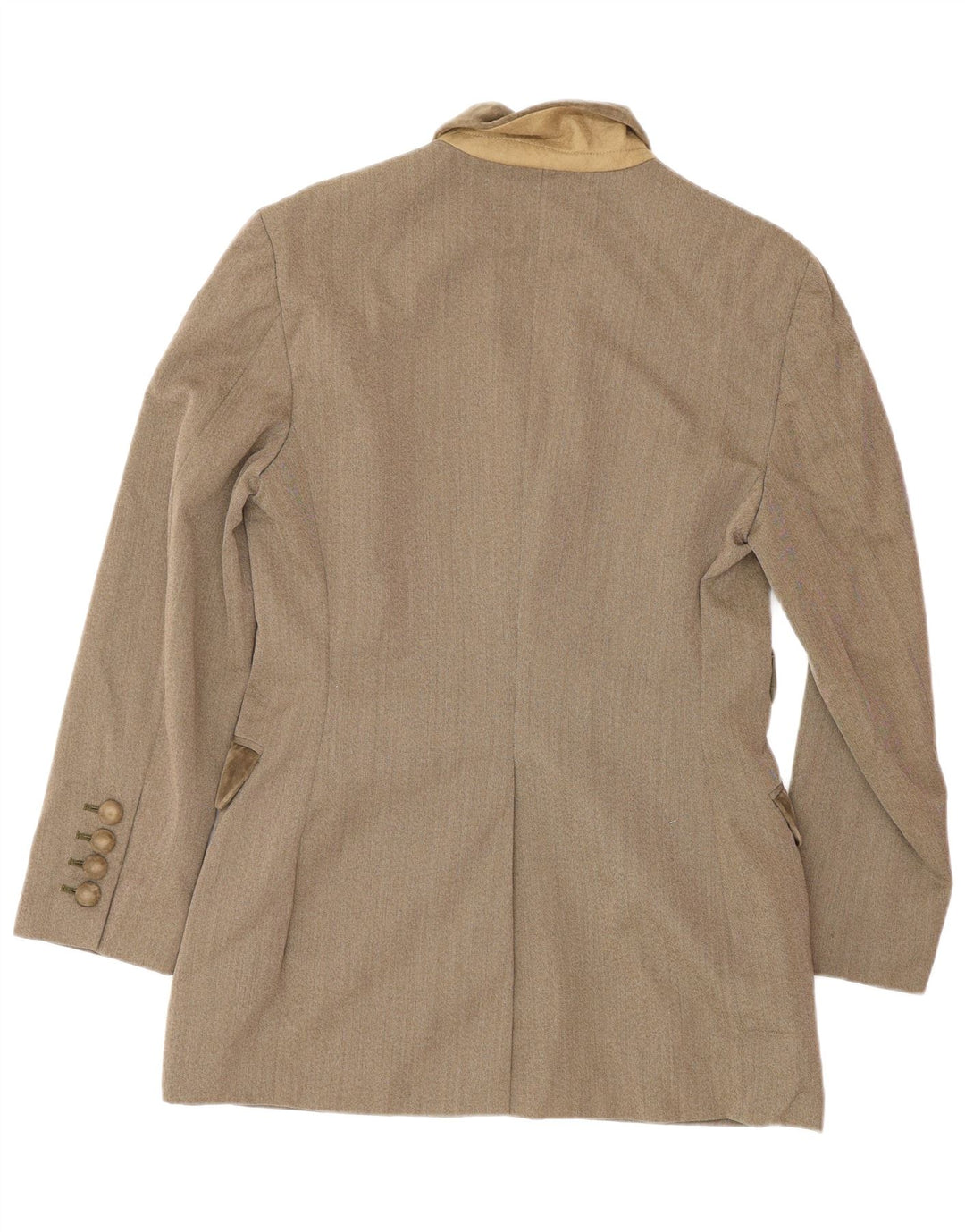 MOSCHINO Set gonna da donna a 3 bottoni in 2 pezzi UK 12 medio W28 marrone classico