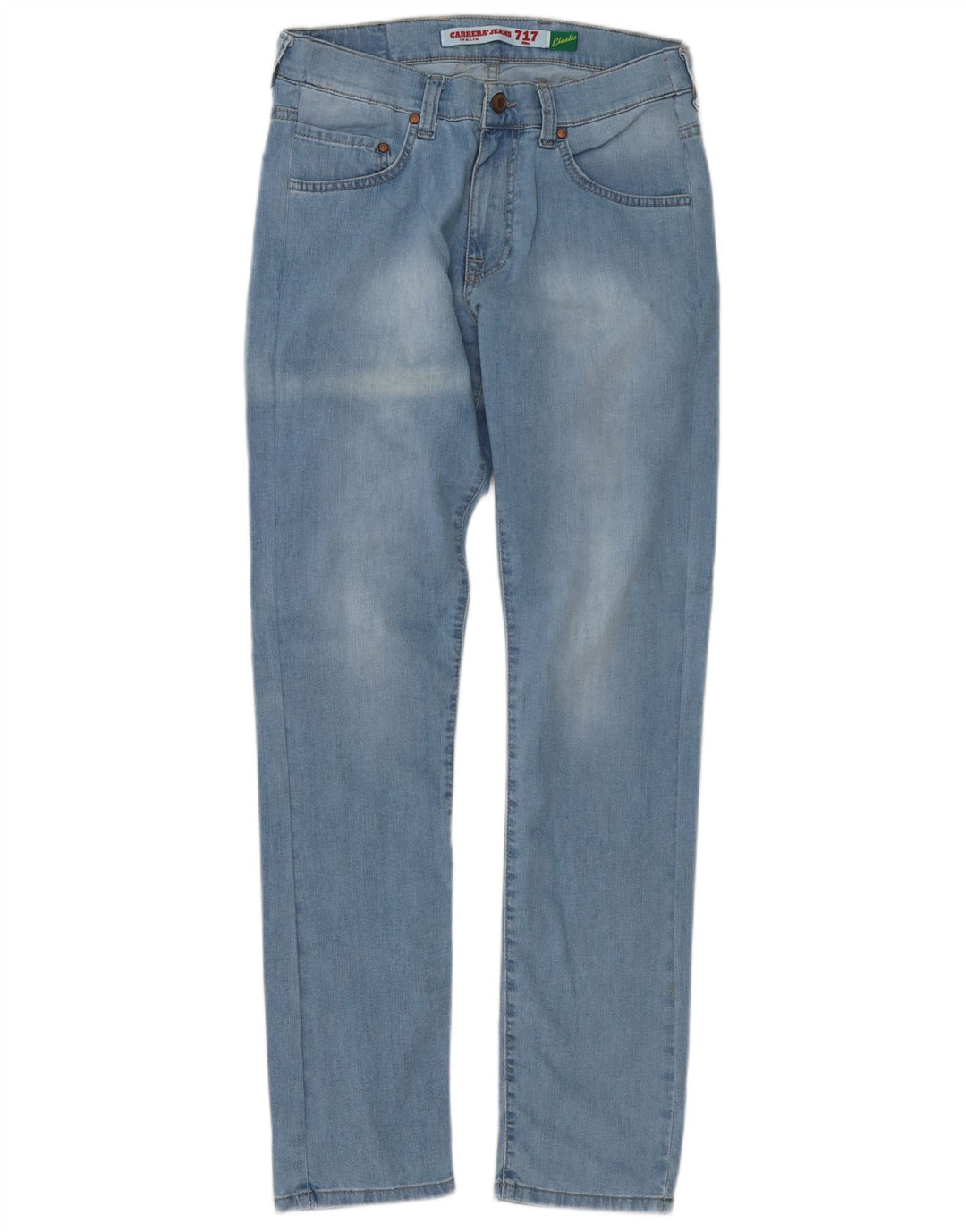 Jeans Carrera Uomo 717 Slim IT 48 Medio W33 L32 Blu Cotone