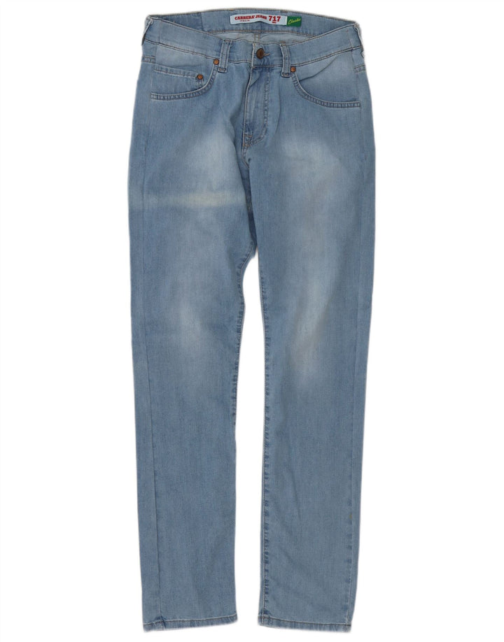 Jeans Carrera Uomo 717 Slim IT 48 Medio W33 L32 Blu Cotone