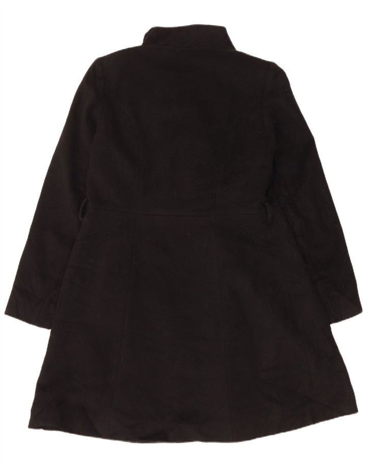 MICHAEL KORS Cappotto oversize da donna UK 10 piccolo in lana nera