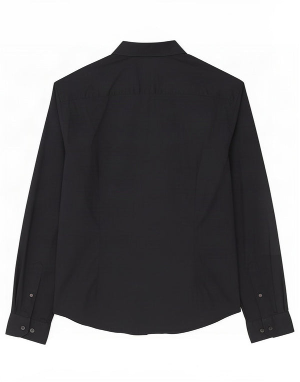 Esprit Mens Shirt Medium Black Cotton