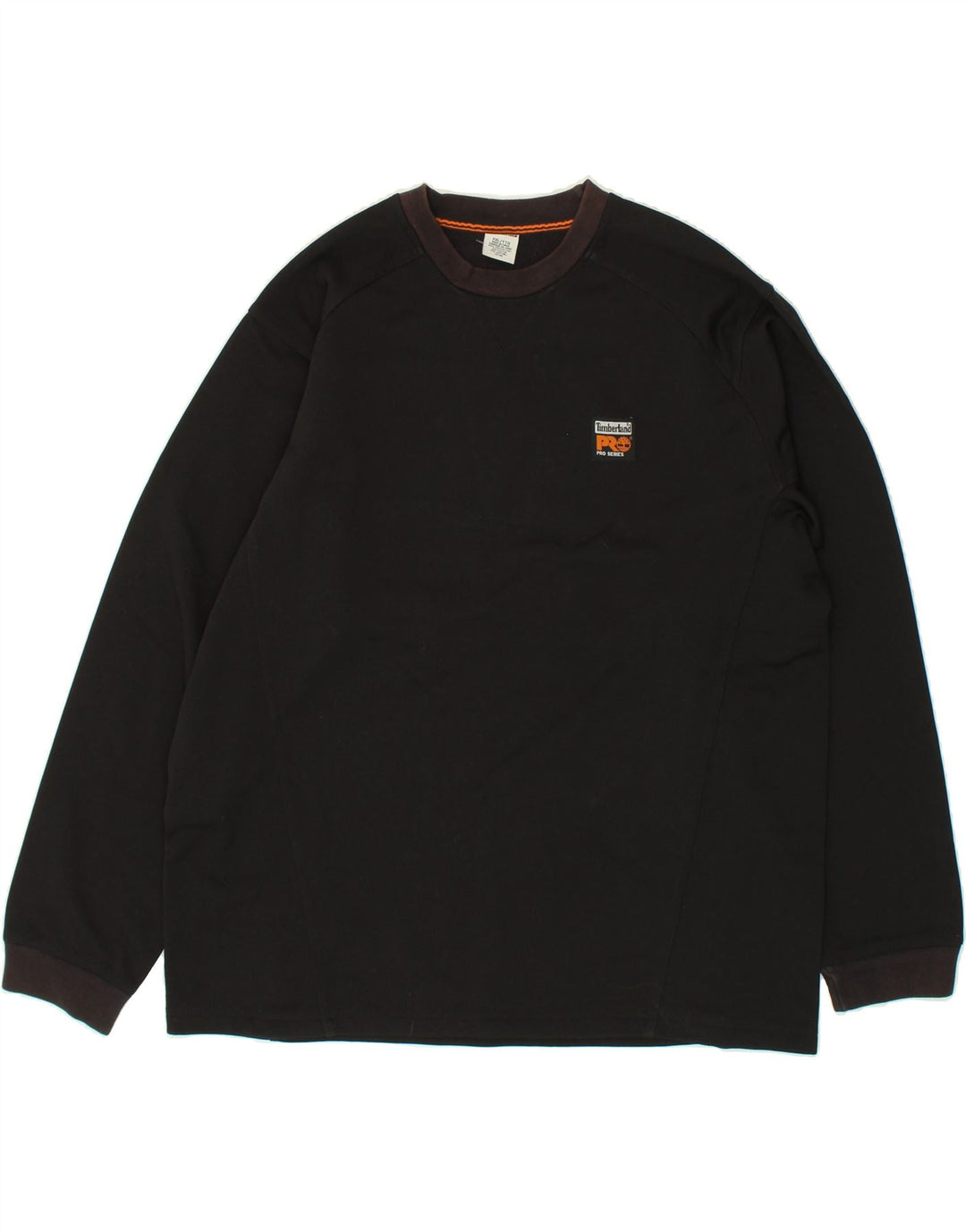 TIMBERLAND Felpa grafica alta da uomo Maglione 2XL Cotone nero