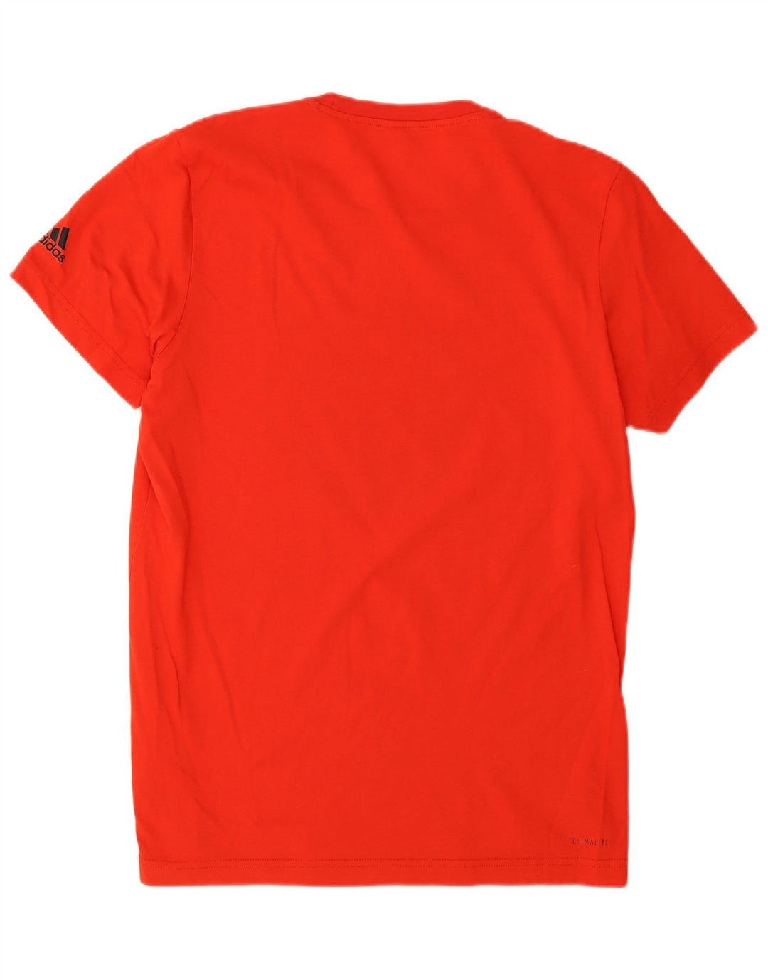 T-shirt grafica da uomo Adidas Top in cotone rosso medio