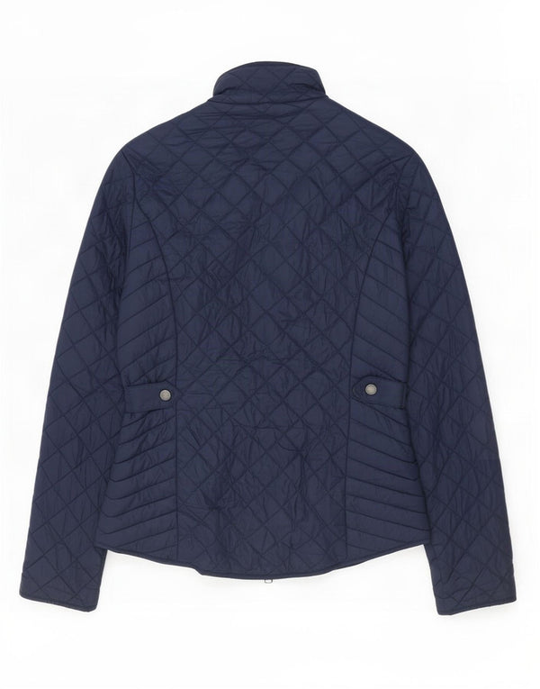 Giacca trapuntata da donna Barbour UK 10 Small Blu Navy