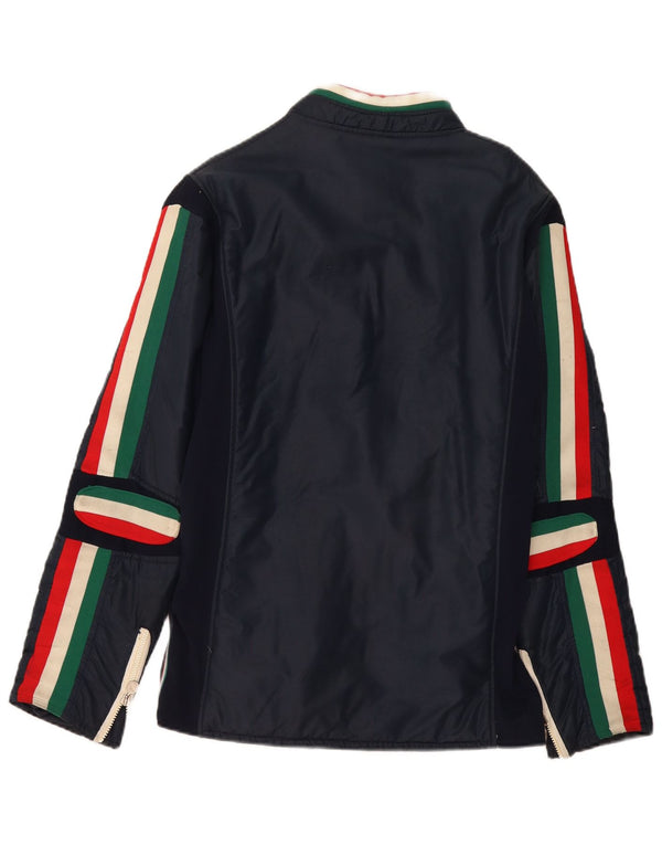 Giacca da corsa da uomo MCROSS UK 38 Medium Navy Blue Colourblock