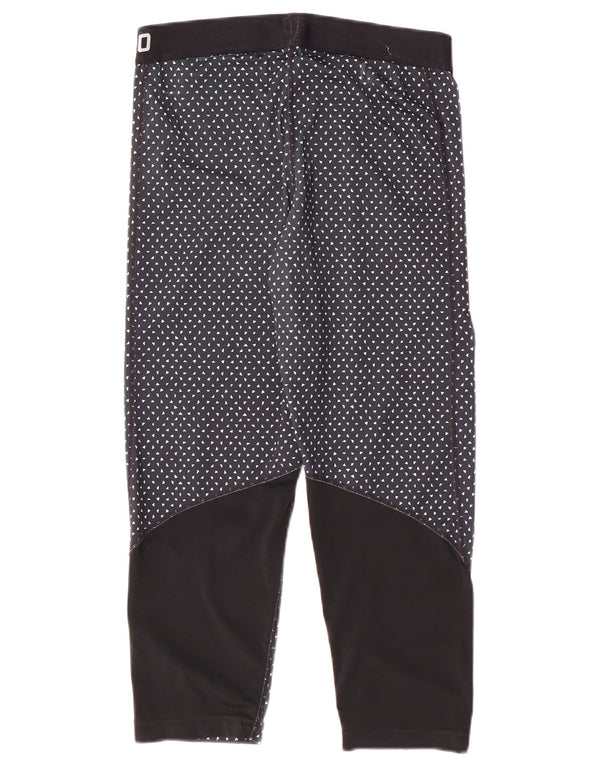 Leggings grafici Nike Dri Fit da donna UK 14 Large Navy Blue Spotted Sports