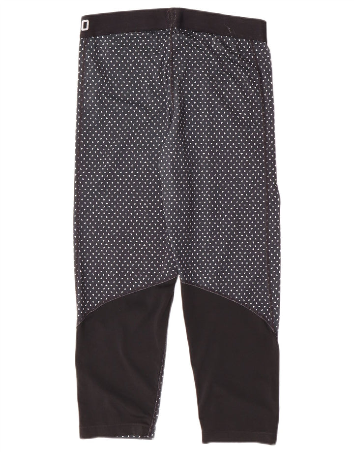 Leggings grafici Nike Dri Fit da donna UK 14 Large Navy Blue Spotted Sports