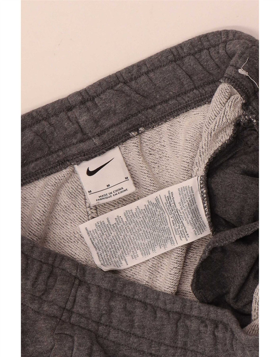 Pantaloni da tuta da uomo Nike Joggers in cotone grigio medio