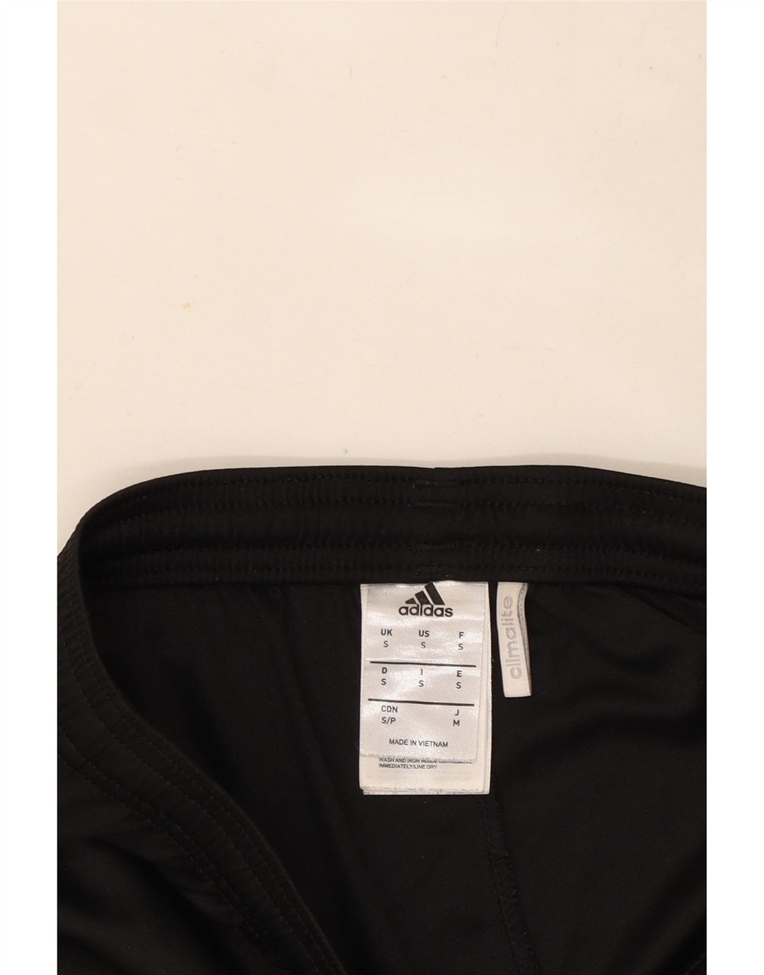 Pantaloncini sportivi Adidas Climalite da uomo piccoli in poliestere nero