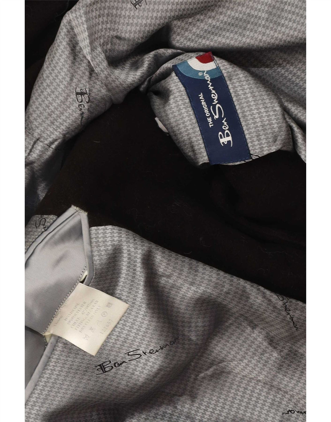 Giacca blazer da uomo a 2 bottoni Ben Sherman UK 42 XL cotone marrone
