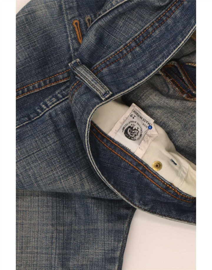 Jeans dritti da uomo Diesel W29 L35 cotone blu