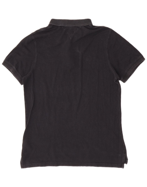 Polo da uomo Tommy Hilfiger 2XL cotone nero