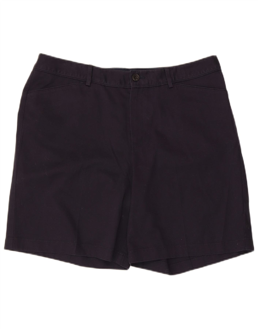 Pantaloncini casual da donna EDDIE BAUER US 14 XL W36 cotone blu navy