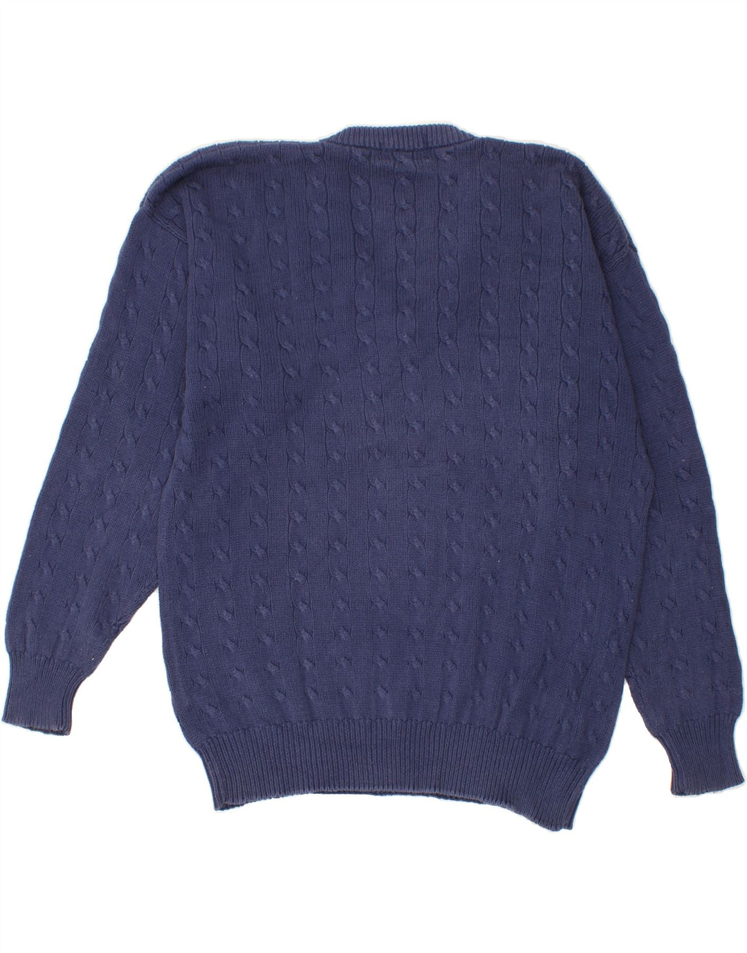 FILA Mens V-Neck Jumper Sweater IT 52 Large Blue Cotton Vintage Fila and Second-Hand Fila from Messina Hembry 