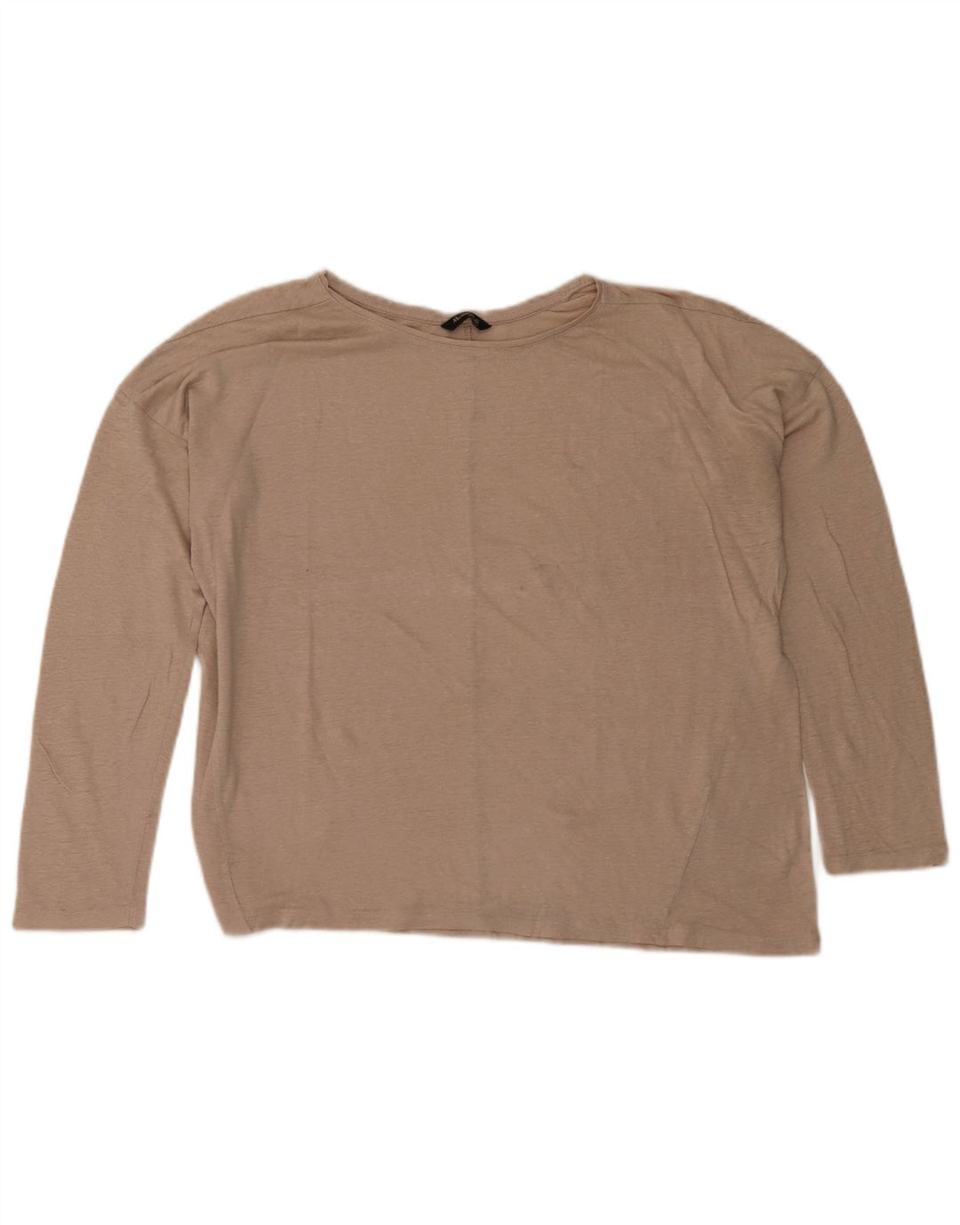 Maglia a maniche lunghe da donna Massimo Dutti UK 18 XL Beige screziato