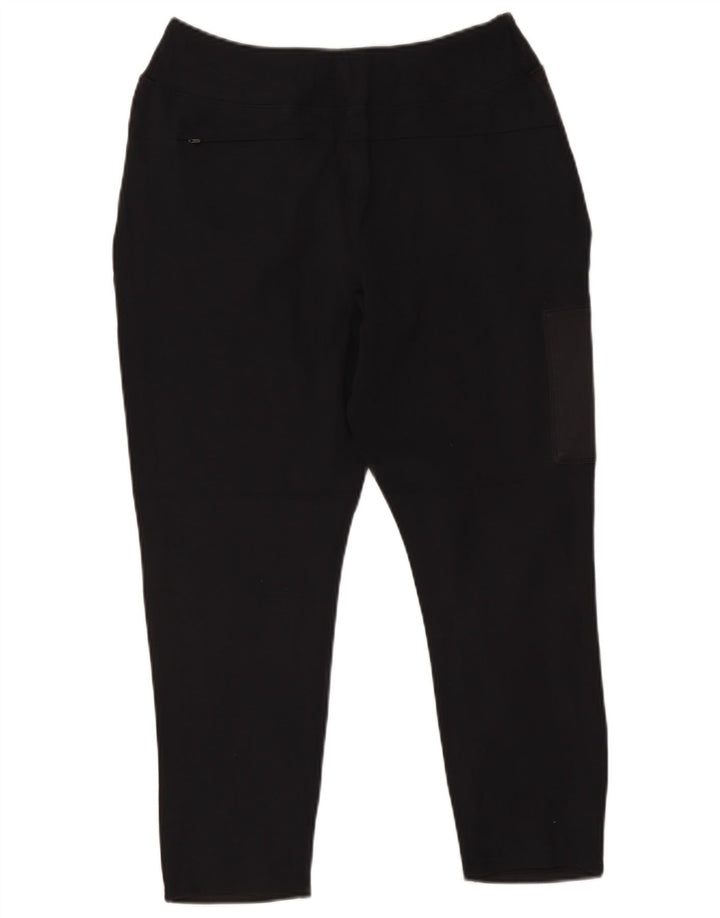 Pantaloni cargo slim da donna Marks & Spencer UK 16 Large W32 L25 neri