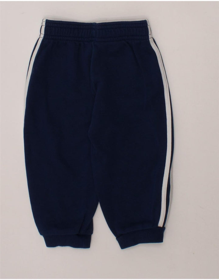 ADIDAS Baby Boys Joggers Tracksuit Trousers 9-12 Months  Navy Blue Cotton