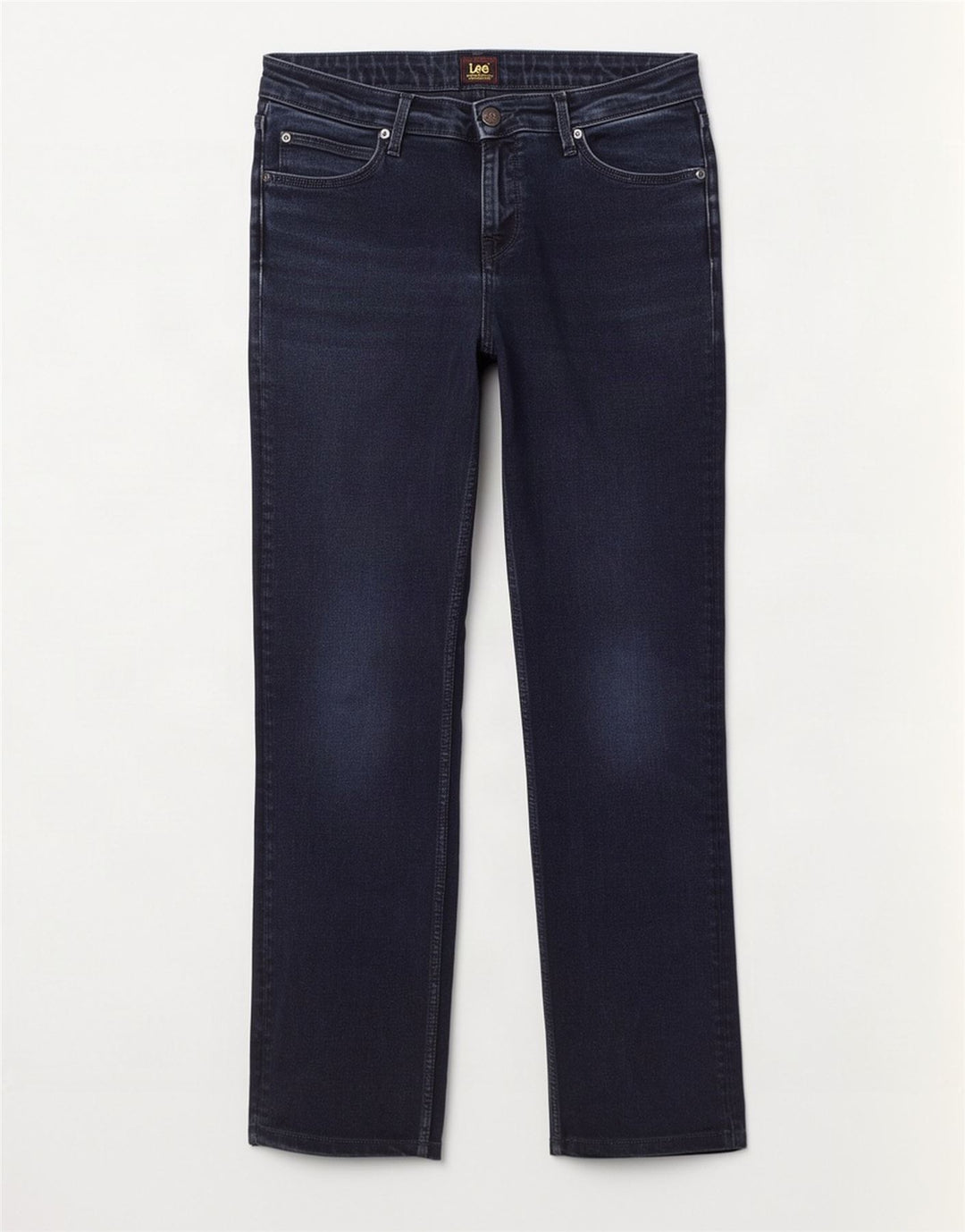 Jeans dritti Marion da donna Lee W28 L26 cotone blu navy