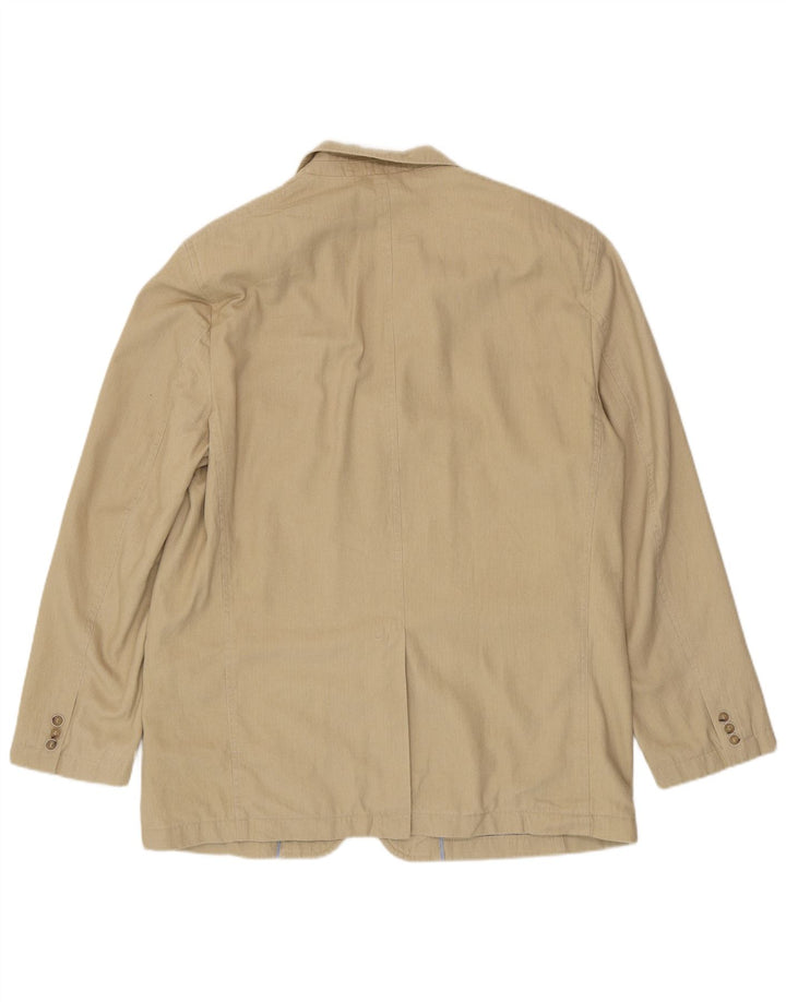 Giacca blazer a 3 bottoni Marks & Spencer da uomo blu Harbour UK 40 grande beige