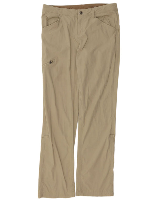 Pantaloni cargo dritti da donna PATAGONIA US 6 Medium W32 L32 Nylon beige