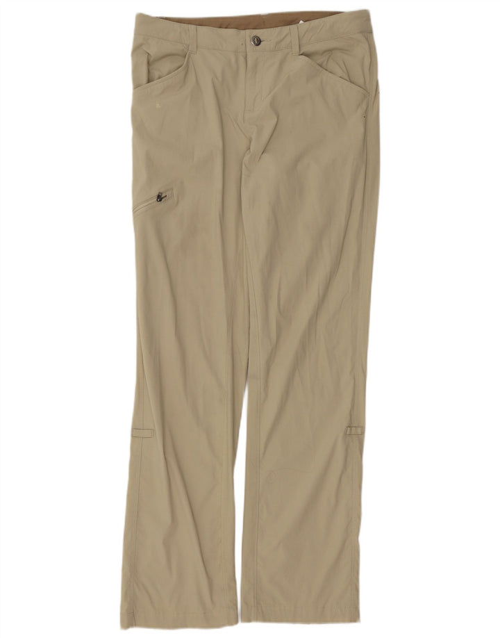 Pantaloni cargo dritti da donna PATAGONIA US 6 Medium W32 L32 Nylon beige
