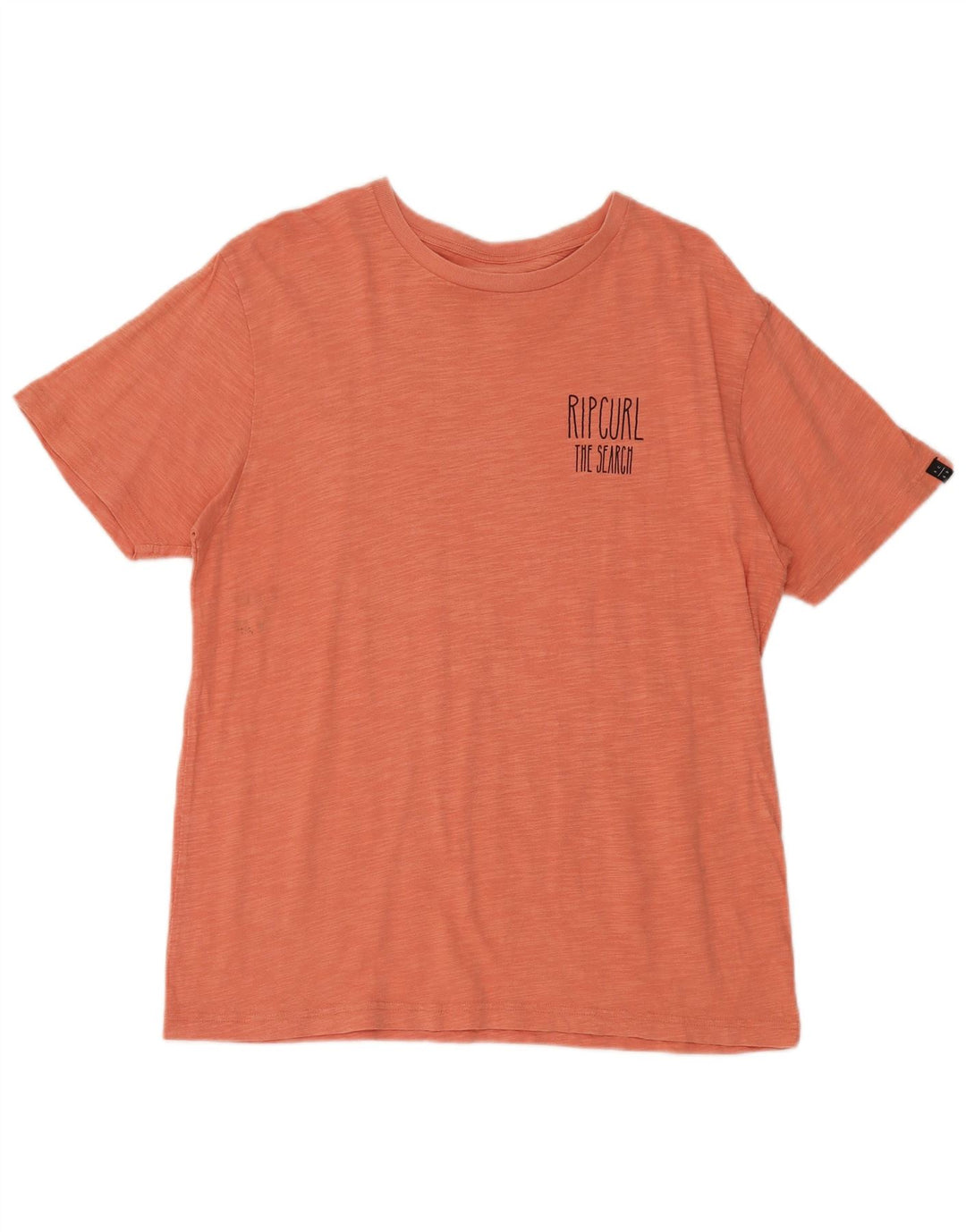 T-shirt grafica da uomo Rip Curl Top grande in cotone arancione