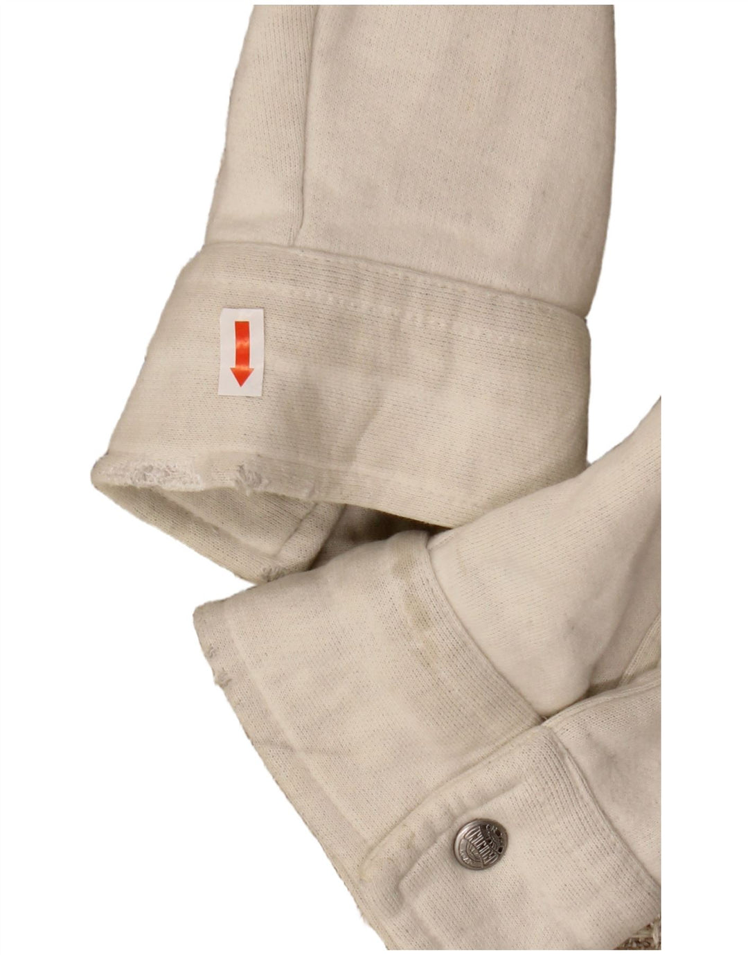 Giubbotto bomber grafico da uomo VINTAGE UK 44 2XL Lana a righe beige