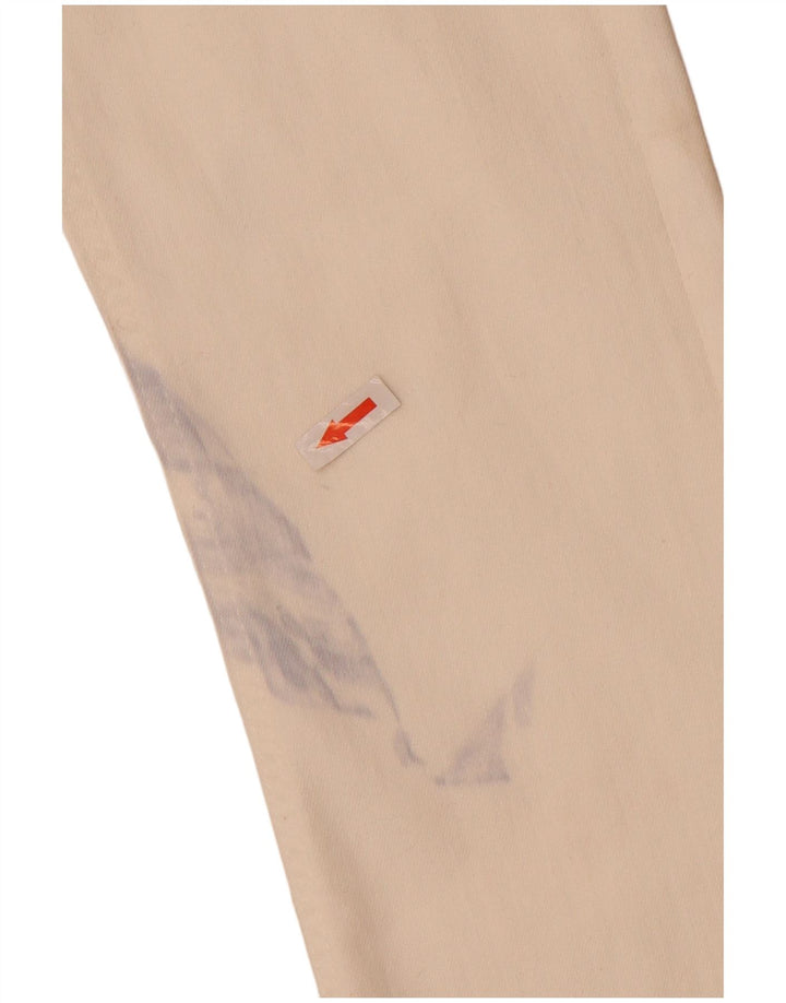Jeans svasati da donna Zara EU 34 2XS W24 L32 Cotone bianco