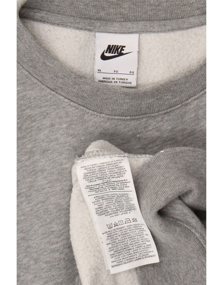 Felpa Nike Uomo Maglione XL Grigio Cotone